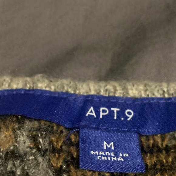 NWOT Apt 9 Animal Print Long Open Front Cardigan Sz Medium - Picture 5 of 10